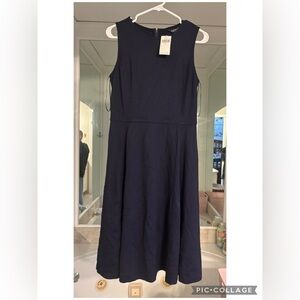 Ralph Lauren Classic Navy Midi Dress
